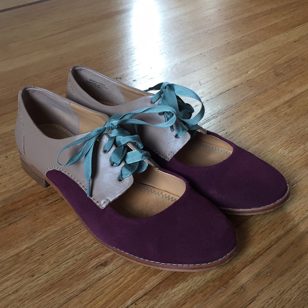 Anthropologie Cutout Oxfords by Pilcro